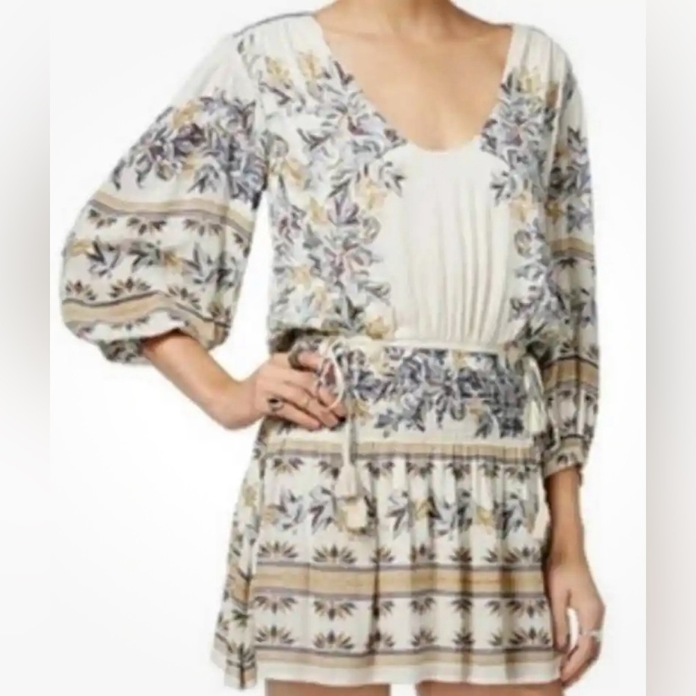 Free People Long Sleeve Moonlight Mini Dress Sz Small